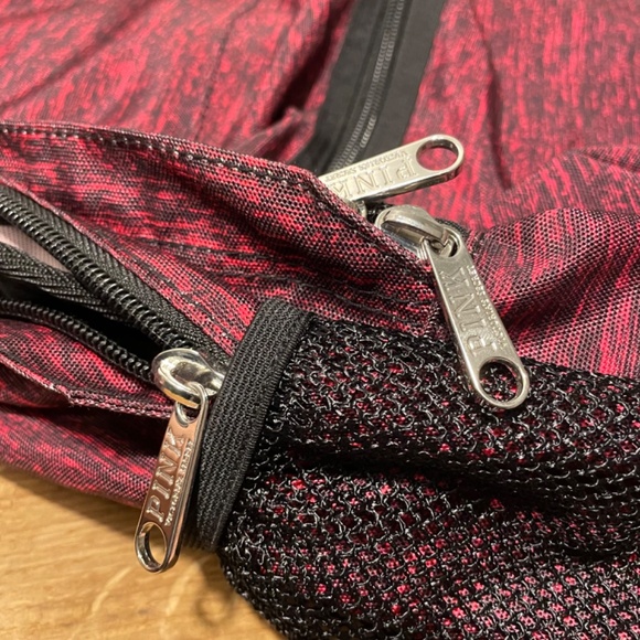PINK Victoria Secret Backpack Pink Black Lightweight – LIKE NEW - Picture 4 of 14